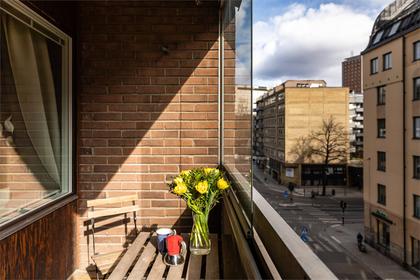 Balkong eller utsiktsbild