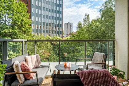 Balkong eller utsiktsbild