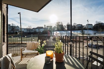 Balkong eller utsiktsbild