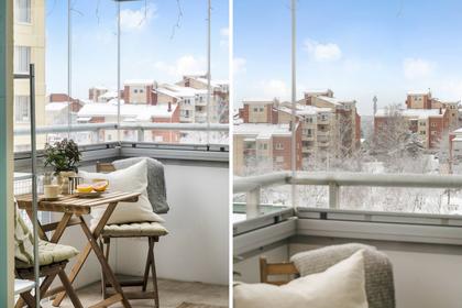 Balkong eller utsiktsbild