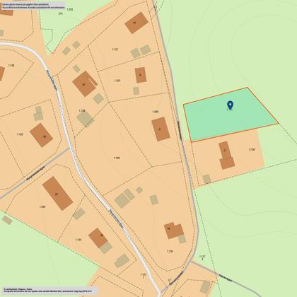 Illustrerad karta över fastigheten eller området