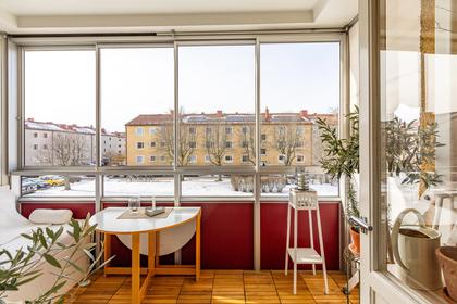 Balkong eller utsiktsbild