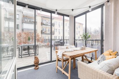 Balkong eller utsiktsbild