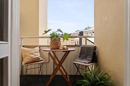 Balkong eller utsiktsbild