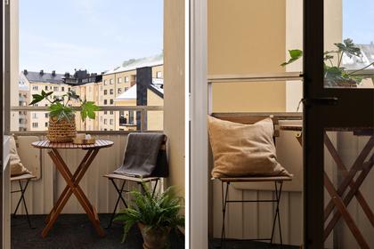 Balkong eller utsiktsbild