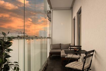 Balkong eller utsiktsbild