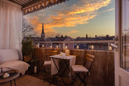 Balkong eller utsiktsbild