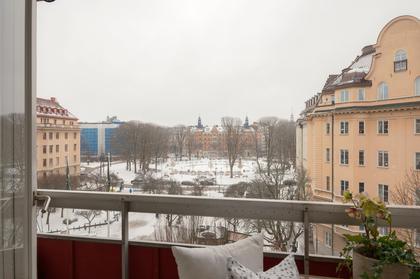 Balkong eller utsiktsbild