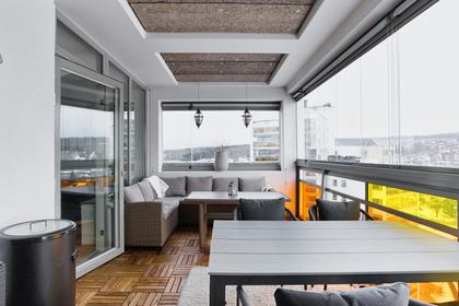 Balkong eller utsiktsbild