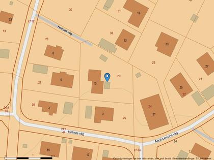 Illustrerad karta över fastigheten eller området