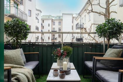 Balkong eller utsiktsbild