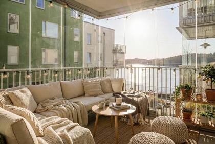 Balkong eller utsiktsbild