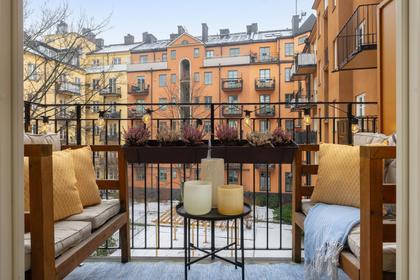 Balkong eller utsiktsbild