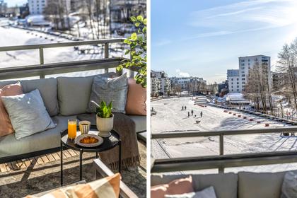 Balkong eller utsiktsbild