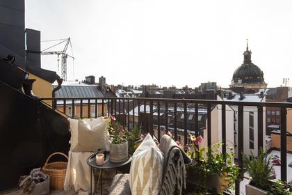 Balkong eller utsiktsbild