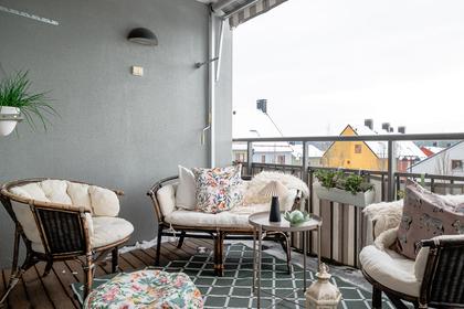 Balkong eller utsiktsbild