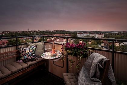 Balkong eller utsiktsbild