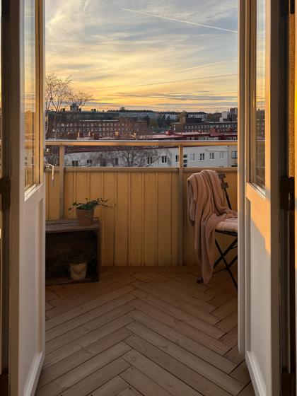 Balkong eller utsiktsbild