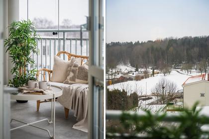 Balkong eller utsiktsbild