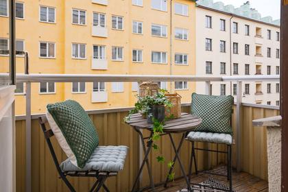 Balkong eller utsiktsbild