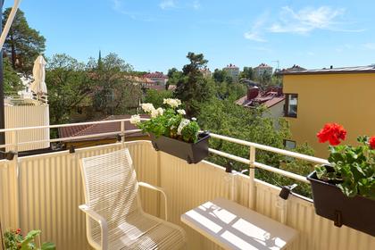 Balkong eller utsiktsbild