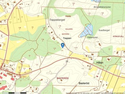 Illustrerad karta över fastigheten eller området