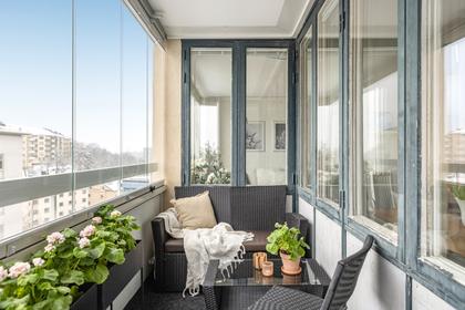 Balkong eller utsiktsbild