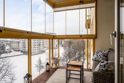 Balkong eller utsiktsbild