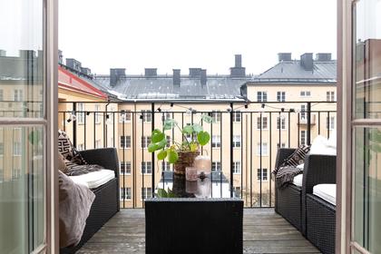 Balkong eller utsiktsbild