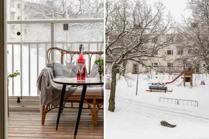 Balkong eller utsiktsbild