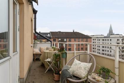 Balkong eller utsiktsbild