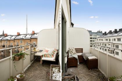 Balkong eller utsiktsbild