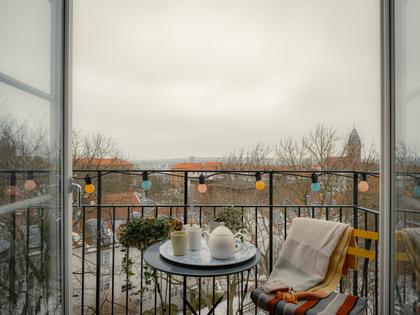 Balkong eller utsiktsbild