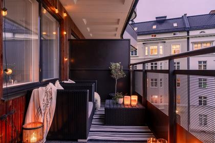 Balkong eller utsiktsbild