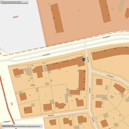 Illustrerad karta över fastigheten eller området
