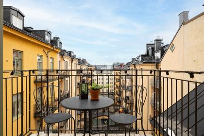 Balkong eller utsiktsbild