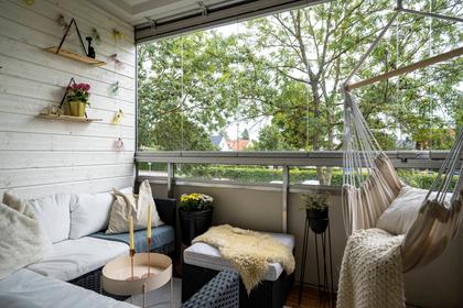 Balkong eller utsiktsbild