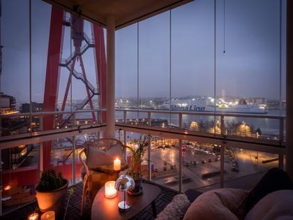 Balkong eller utsiktsbild