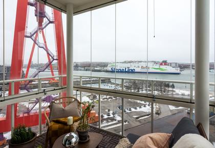 Balkong eller utsiktsbild