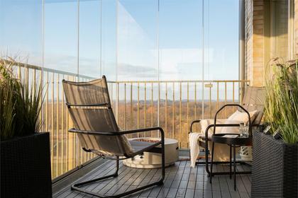 Balkong eller utsiktsbild