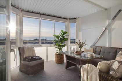 Balkong eller utsiktsbild