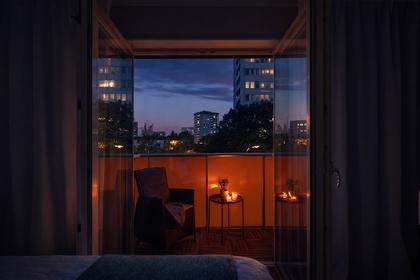 Balkong eller utsiktsbild