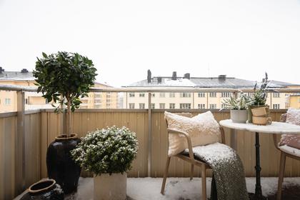 Balkong eller utsiktsbild