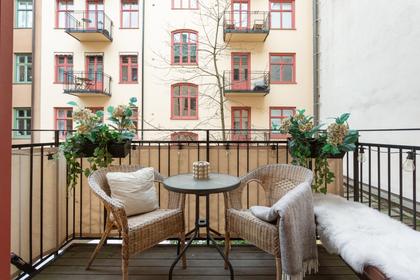 Balkong eller utsiktsbild