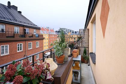 Balkong eller utsiktsbild