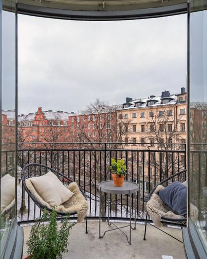 Balkong eller utsiktsbild