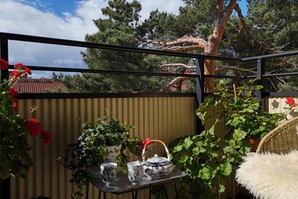 Balkong eller utsiktsbild