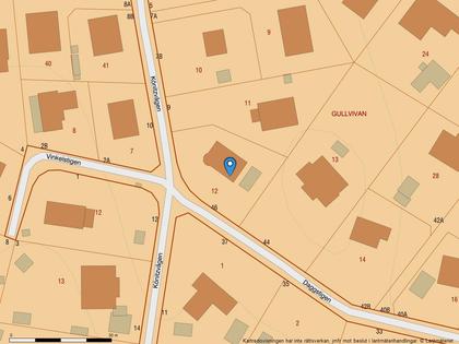 Illustrerad karta över fastigheten eller området