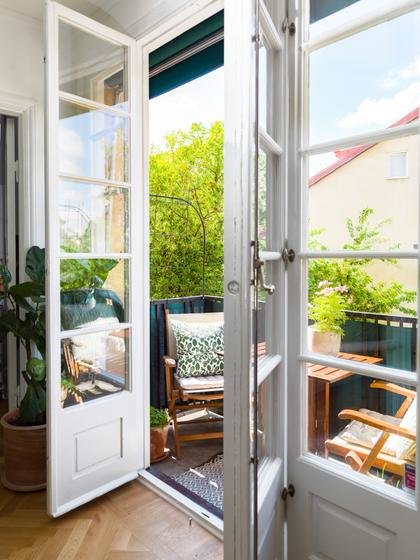 Balkong eller utsiktsbild