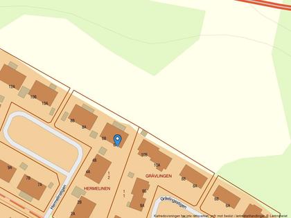 Illustrerad karta över fastigheten eller området